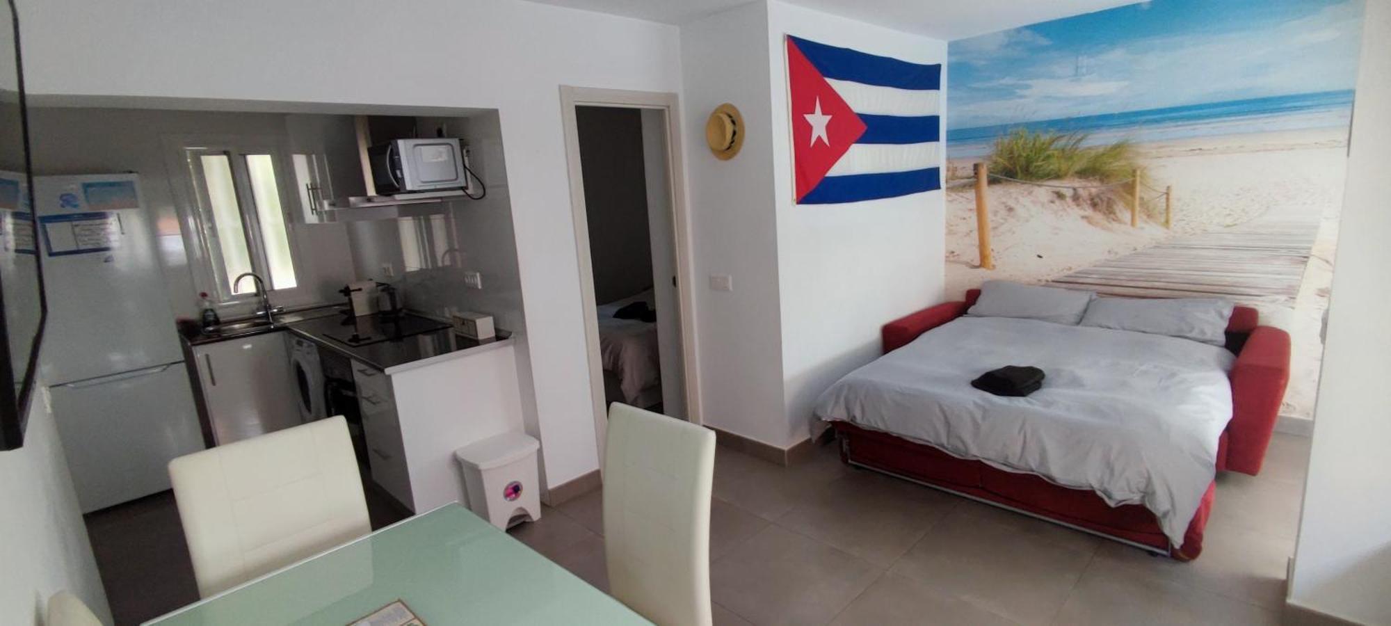 El Rinconcito Cubano En La Playa Apartman Almería Kültér fotó