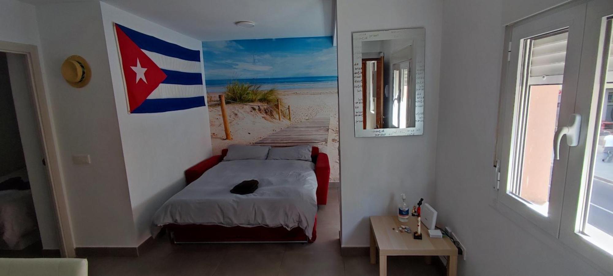 El Rinconcito Cubano En La Playa Apartman Almería Kültér fotó